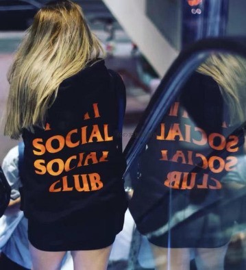 acheice: Street Style Trendy Hoodies Letter Floral : 001 // 002 Anti social social