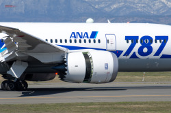 sunset-wing:  Test Flight ANA Boeing 787