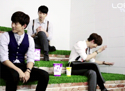 2pmlovesjunho:  Q : Is there anything special you do when working on a song? 