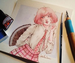 nogascribbles:Watercolour Kofuku, from Noragami