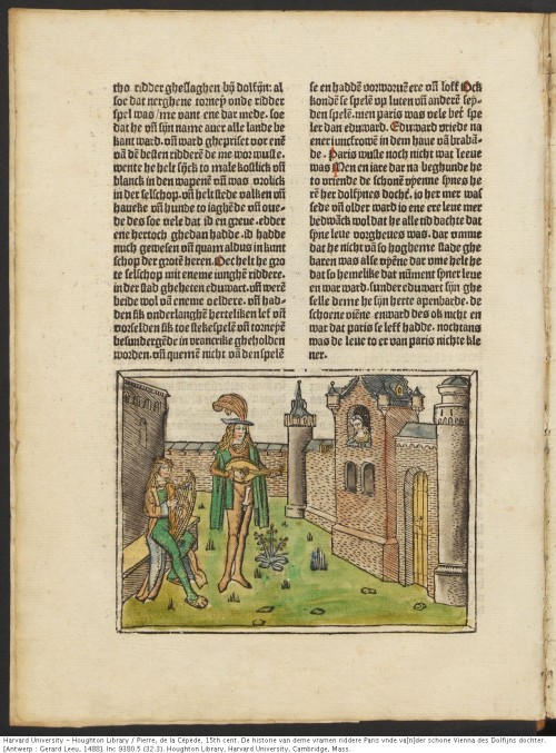 Pierre, de la Cépède, active 15th century. De historie van deme vramen riddere Paris vnde va[n]der s