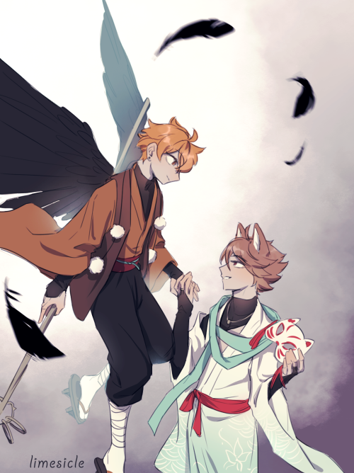 another for oihina week! mythology AU