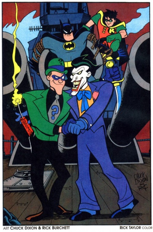 brianmichaelbendis:Pin ups from Batman Adventures Annuals. Alex Toth, Kelley Jones, Kevin Nowlan, Ma