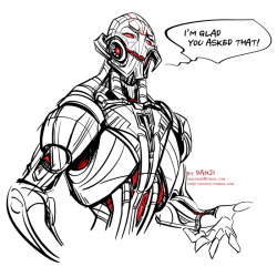 danji-doodle:  I frigging love Ultron’s