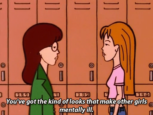 mtvstyle:  The cast of Daria reacts to the VMA red carpet looks.