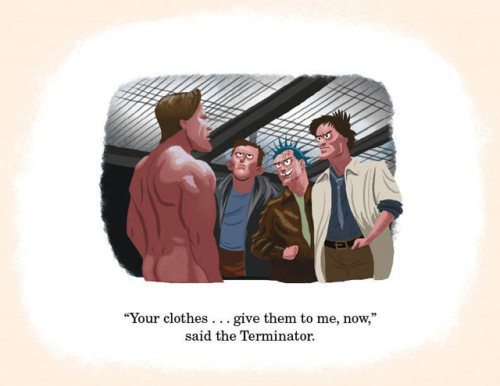 space-god-wizard:  Movie scenes get turned into an R-rated children’s book        
