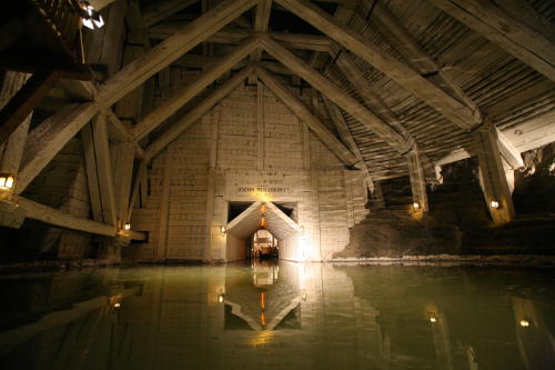 sixpenceee:The Wieliczka Salt Mine is located porn pictures