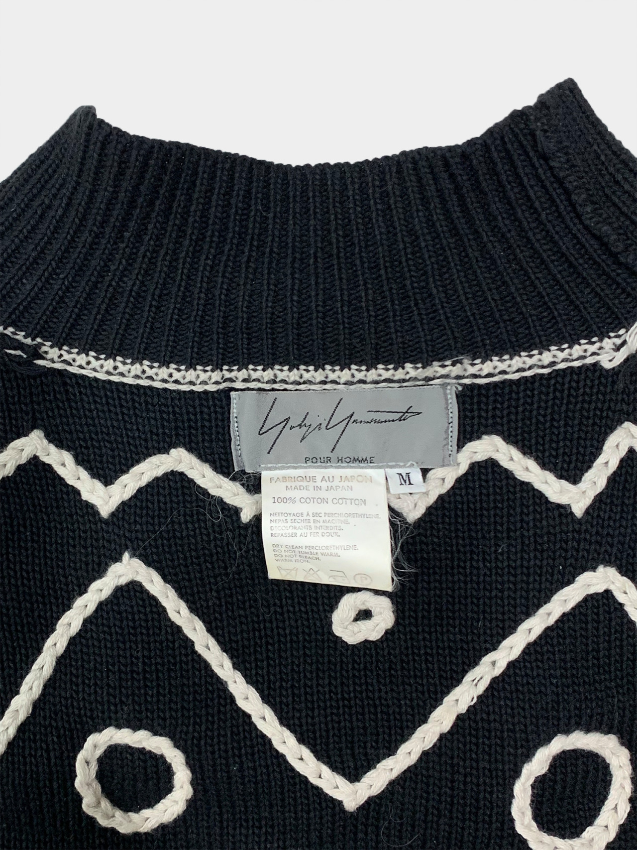 MY F4SHION FOLDER - YOHJI YAMAMOTO Pour Homme Crocodile Sweater ...