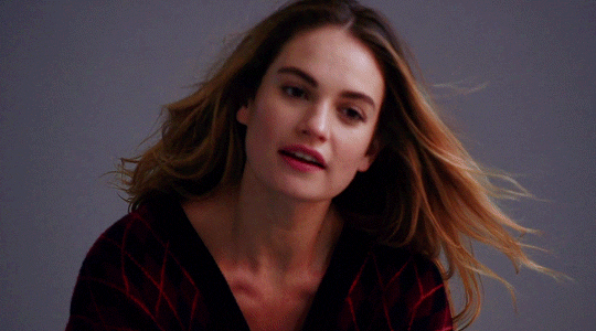 joewright:Lily James Telegraph BTS