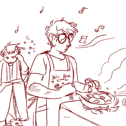 lyricsshameblog:  5. blowjob dave makes kk breakfast and kk eats him first O3u~*   