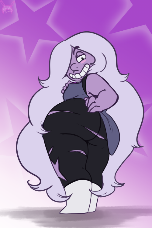 geeflakesden:  Still training on Clip Amethyst is my favorite ~   she is mine too~ <3