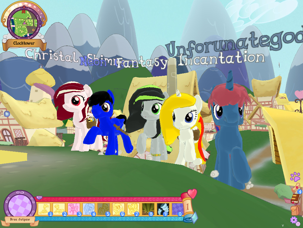 askbreejetpaw:  Fun with friends on Legends of Equestria! :3  We all hung out for