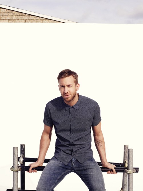 chriscruzism:After starring ad shots from Emporio Armani Underwear, DJ of Dance Music and Producer Calvin Harris now posing for the cover of Sunday Times Style, shot by Aitken Jolly.