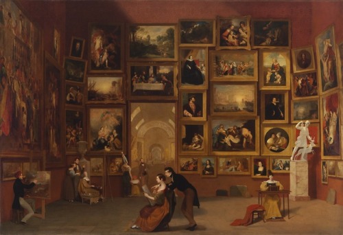 Samuel F.B. Morse, Gallery of the Louvre, 1831-3.