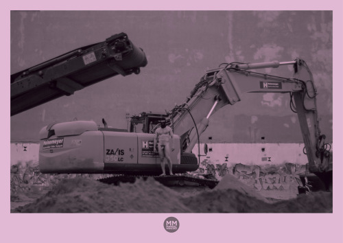 manuelmoncayo:  Folsom, 12.Sep.2014 I created this series of BW prints on light pink paper for Folsom Europe, they look great! 