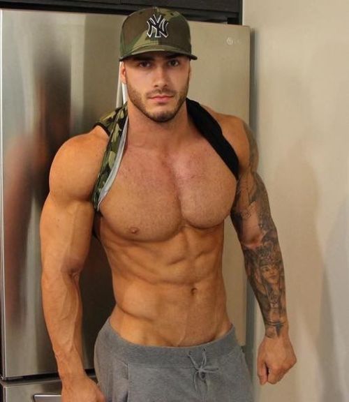 fitness-motivation-quotes:  Muscles and Tatoos: Mike ChabotFollow Mike on his official social media accountsInstagram:https://www.instagram.com/mikechabotfitness/