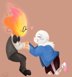 fredsonv:     LittleTale Sansby PaintingLet’s just say it went better than expected lmaoPainting is so much fun hahaLittletale is an AU by @mudkipful and I fucking love it hahaI just had to draw this &lt;3