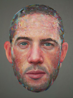 David Slone: Visage, oil on panel, 24 x 18 in, 2013   