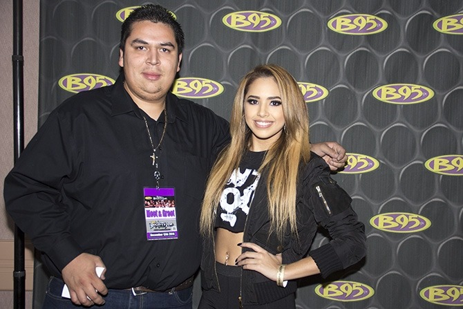 villegas-news:  December 12th:  Jasmine V meets fans at the B95 Fresno Holiday Jam.(Part
