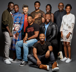 theavengers:The cast of Marvel’s Black Panther &amp; director Ryan CooglerEntertainment Weekly exclusive SDCC portraits by Matthias Clamer | July 22nd, 2017  ✊✊✊