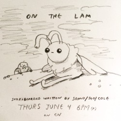 On the Lam promo by writer/storyboard artist