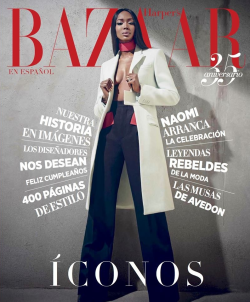 fashionrobb:  naomihitme: Naomi Campbell, Harper’s Bazaar Mexico and Latin America September 2014  . 