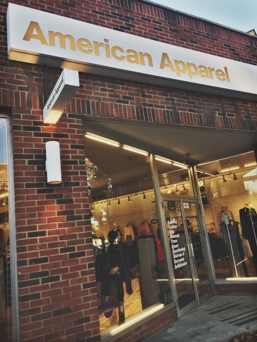 In My American Apparel Underwear.