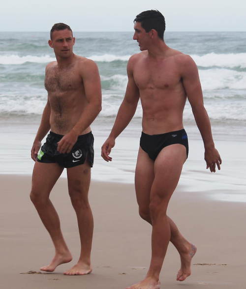 roscoe66: Sam Rowe, Lachie Plowman, Ciaran Sheehan, Jacob Weitering, Nick Graham,  Andrew Phillips,    Matt Korcheck, Jack Silvagni and Charlie Curnow of the Carlton Blues         