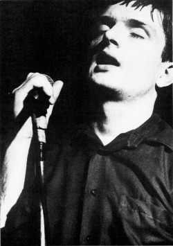 post-punker:  Ian Curtis, from Joy Division