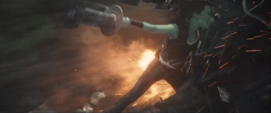 anony-mouse-writer:  zzetsuboushita:  everyone talking about how this is a reoccurring theme, buuuuut   y’all sleepin’ on my girl, Gamora.   theres a joke in here somewhere about everyone in the mcu just barely holding it together. 