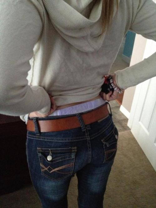 givealittle-getalittle:As he fixed her belt and unrolled the waistband she’d hoped to hide, Daddy as