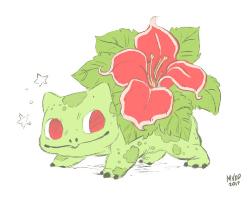 sketchinthoughts:ivysaur with these colors