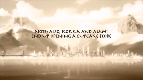 The only way Legend of Korra can end.