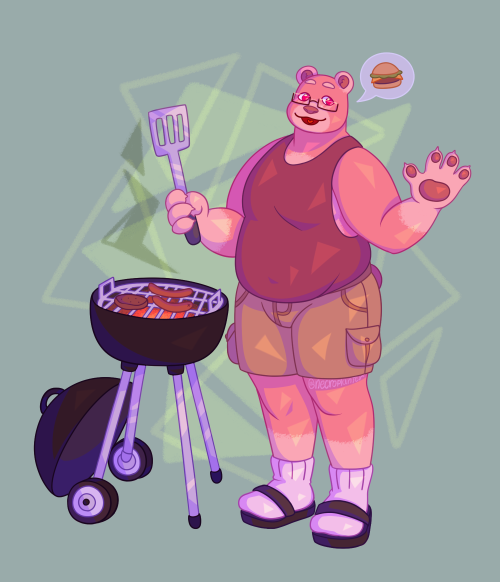 I just wanna grill for gods sake!! commission for funfetticore on twitter