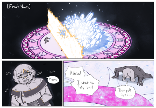 A comic I made based off of the Unbound D&amp;D campaign I play as Alison Crowe in. For context, the
