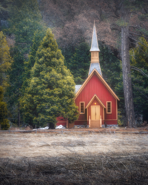 Built In 1879.The Chapel, Which Is The Oldest Structure In Yosemite Valley, Was Designed By Charles Geddes,