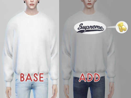 jnojoysims: ooobsooo:KK Sweatshirts 03 Clothes Top Male (T-E) My mesh / All morphs / All LODs Custom