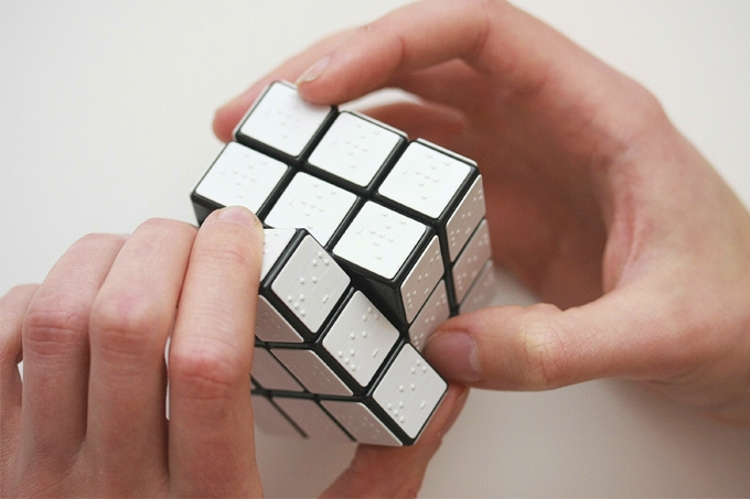 pikeys:  Rubik’s Cube for the Blind, 2010 by Konstantin Datz &ldquo;Konstantin