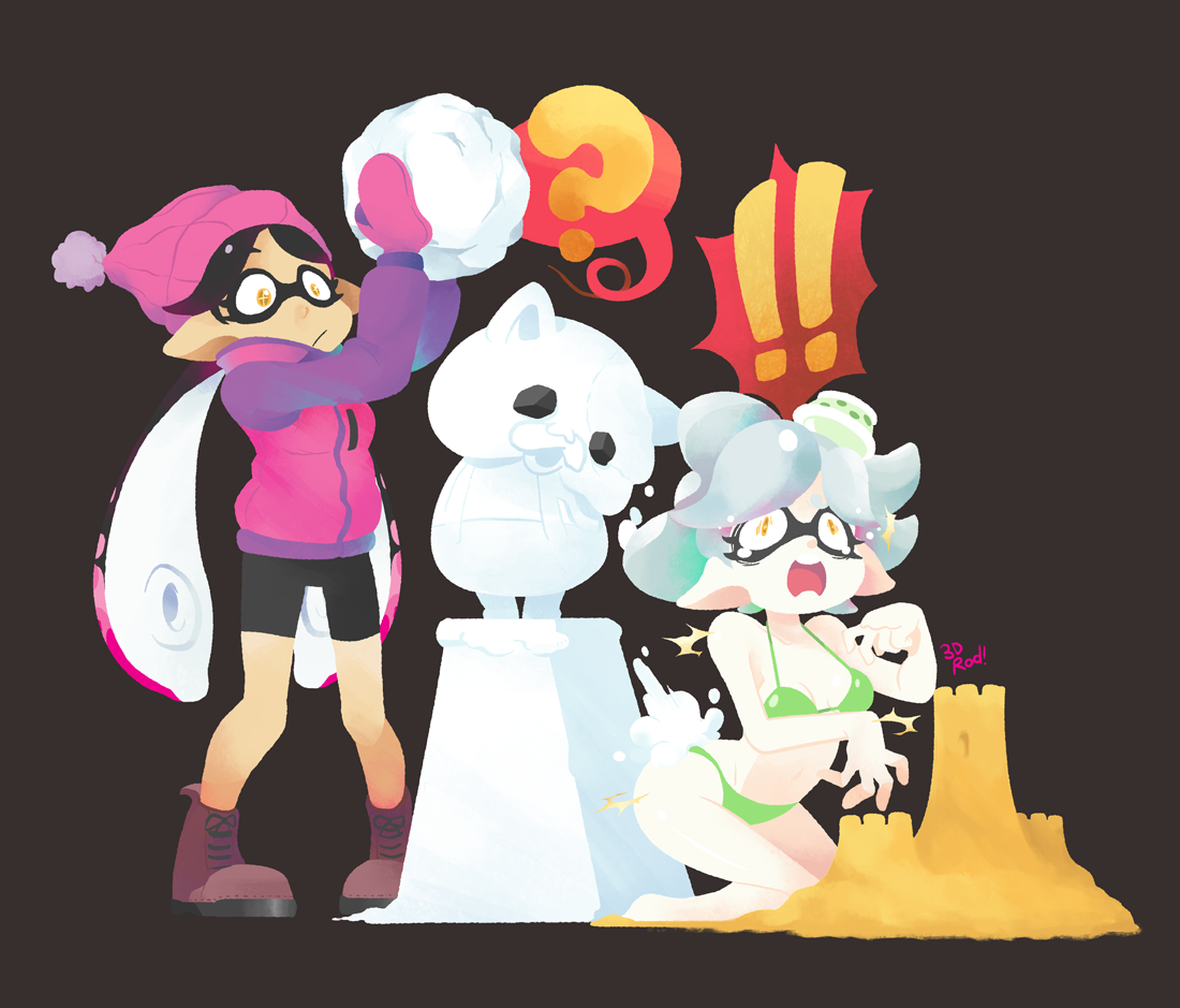 3drod:  Do you wanna[I’m not making that reference] Snowman or Sand castle? Splatfest