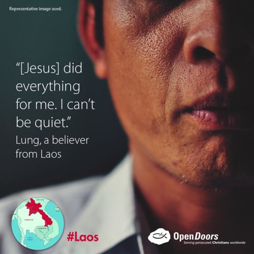 Lung was an unbeliever and opium addict for 45 years in the little Southeast Asian country of Laos. 