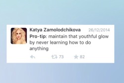 rpdr9:  Pro-tip: Follow Katya on Twitter.