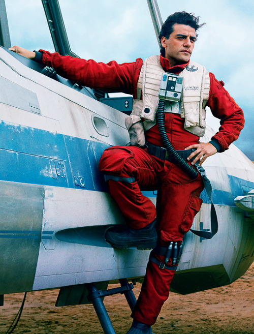 dailyoscarisaac:Oscar Isaac as Poe Dameron for the Vanity Fair June 2015 issue, photographed by Anni