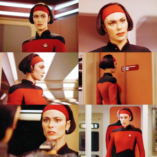 autisticpadme:Ladies of Star Trek: The Next GenerationRo Laren in 5x24: The Next Phase