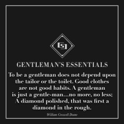 gentlemansessentials:  More Than A Suit 