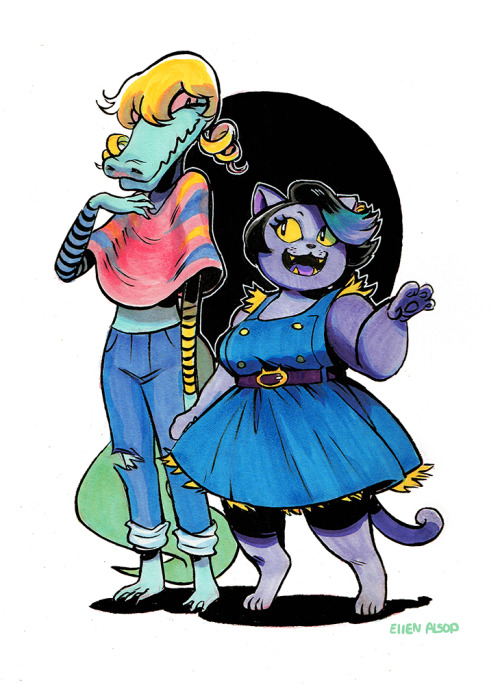 ellenalsop:  I spent all day catching up on Inktober, and what better way to do so than with more Undertale fanart. 