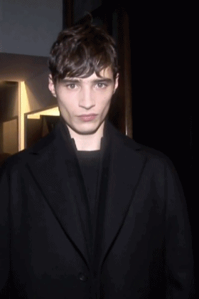 thomasbukoass:“oh no i don’t suck my cheeks in’Adrien Sahores Salvatore Ferragamo fw13 bs