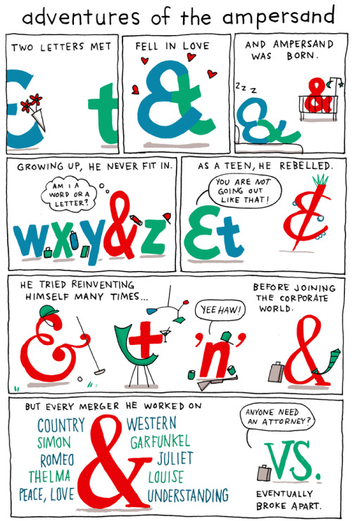 incidentalcomics: Adventures of the Ampersand This comic appears in the latest issue of The Sou