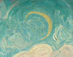 comefallasleepinmyarms: Vincent Van Gogh, Cypresses (details) 
