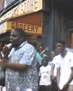 hiphopium:  Biggies first recorded freestyle 
