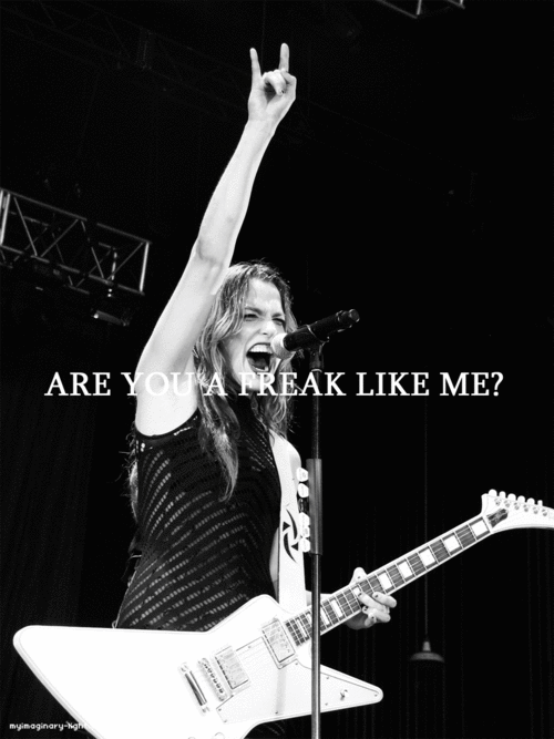 halestormfreakout:  Will forever love this GIF!  Well, are you a freak like me? 